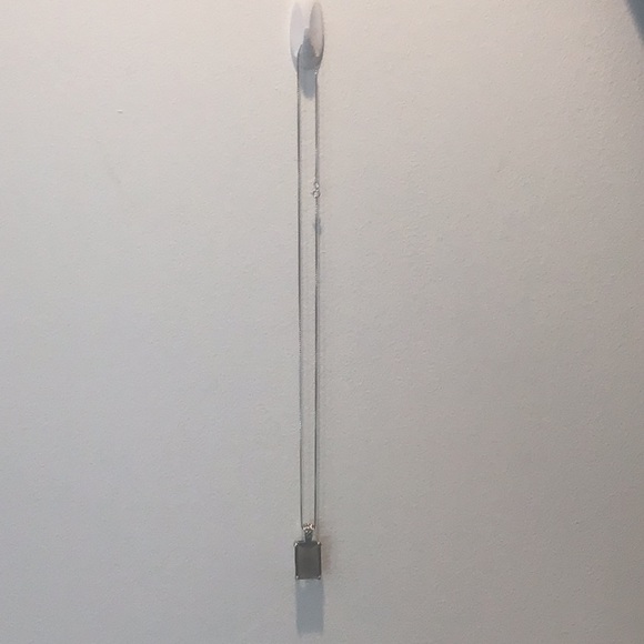 Beautiful Large “Topaz” like stone 16” silver chain. - Picture 5 of 8